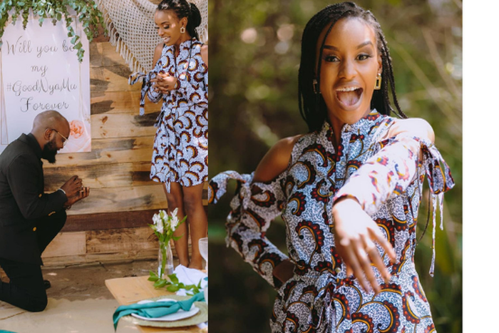 Gospel star Moji Short Baba proposes longtime girlfriend and it’s a Big YES!