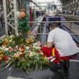 People left flowers at a makeshift memorial in the days after the eight-year-old was killed