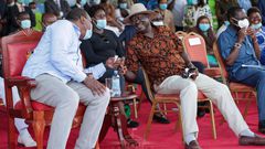 President Uhuru Kenyatta and ODM Party leader Raila Odinga