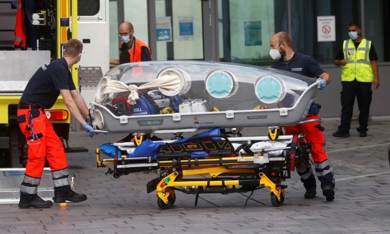 Navalny was taken to a Berlin hospital after his alleged poisoning
