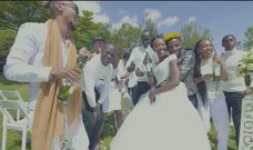 Eric Omondi and Carol at their wedding