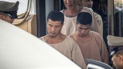 Zaw Lin (left) and Win Zaw Tun (right) were found guilty of the rape and murder of Hannah Witheridge and of killing David Miller