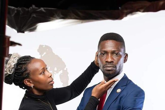 Bobi Wine and his wife Barbie Kyagulanyi