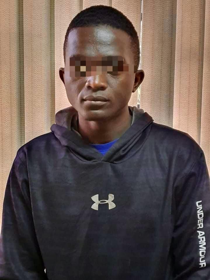 Rashid Barasa Omari who has been arrested for luring college girls to lodgings and robbing them