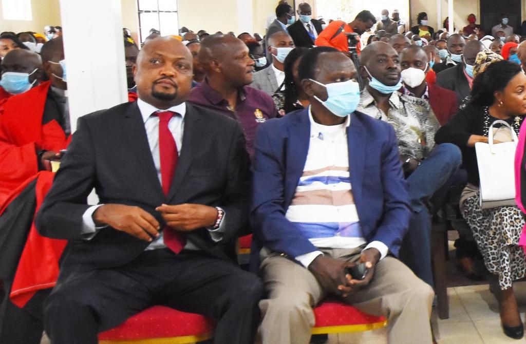 MP Moses Kuria attending a church service