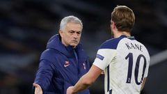 Tottenham striker Harry Kane is a key man for manager Jose Mourinho