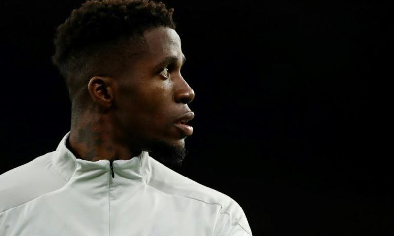 Crystal Palace's Ivorian striker Wilfried Zaha