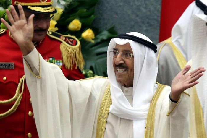 The Emir of Kuwait, who has ruled the oil-rich Gulf state since 2006, had been in hospital since the weekend