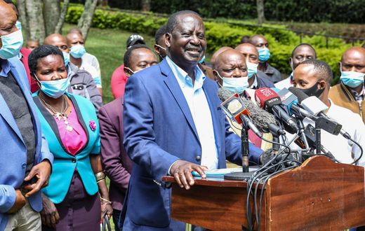 ODM party leader Raila Odinga