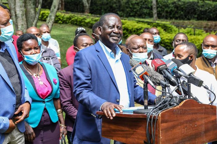 ODM party leader Raila Odinga