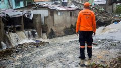 Storm Laura destroyed houses in the Domician Republic, and has become a hurricane now heading towards the US Gulf Coast
