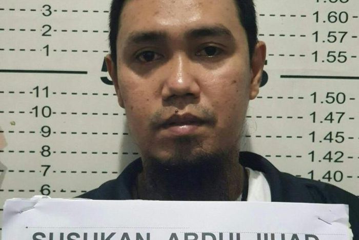 Abduljihad Susukan was being held at the national police headquarters
