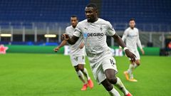 Moenchengladbach's French forward Marcus Thuram has won penalties in his last four matches