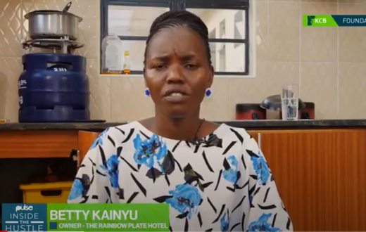 Ms. Kainyu currently owns “The Rainbow Plate”, a catering services company
