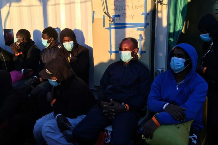 The ship had been allowed to disembark at a Sicilian port on July 7