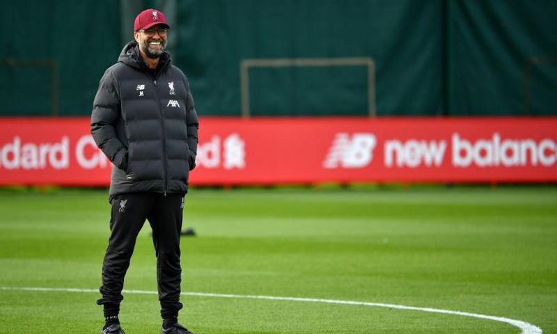 Liverpool manager Jurgen Klopp at Melwood training ground