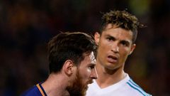 Messi and Ronaldo regularly faced each other when the Portuguese star was at Real Madrid