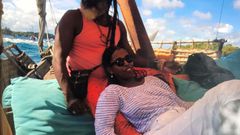 Omar Lali with Tecra Muigai