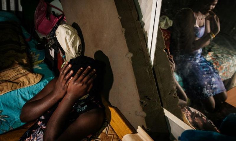 For many girls like Linnet, left, hopes of ever returning to school will be fully dashed once they give birth