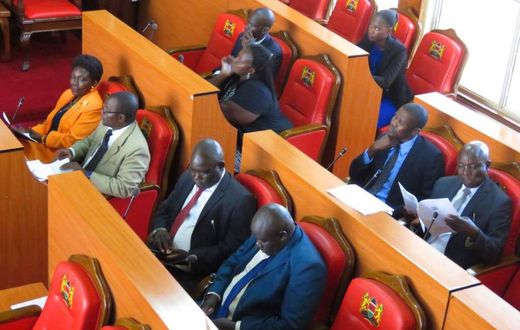 File image of Siaya County assembly during a past session