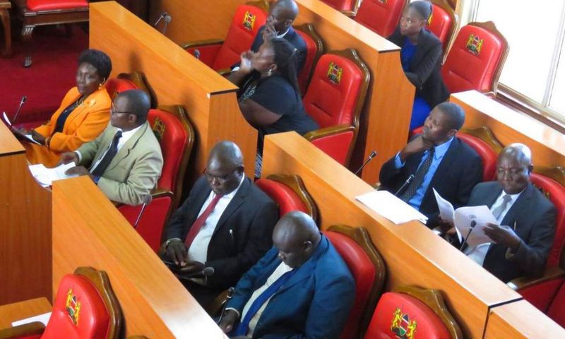 File image of Siaya County assembly during a past session