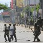 File image of chaotic scenes during a past demonstration in Kisumu County