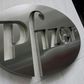The Pfizer company logo is seen in front of Pfizer's headquarters in New York