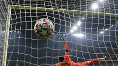 Real Madrid's Eden Hazard scored an early penalty past Inter Milan's Samir Handanovic