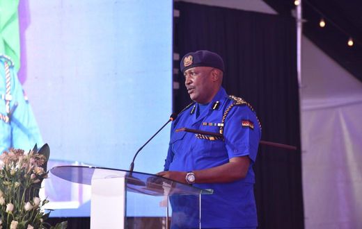 Inspector General of Police Hillary Mutyambai during a recent event at the Prosecution Training Institute, Loresho Campus