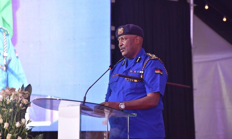 Inspector General of Police Hillary Mutyambai during a recent event at the Prosecution Training Institute, Loresho Campus