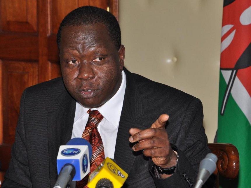 Interior CS Fred Matiangi