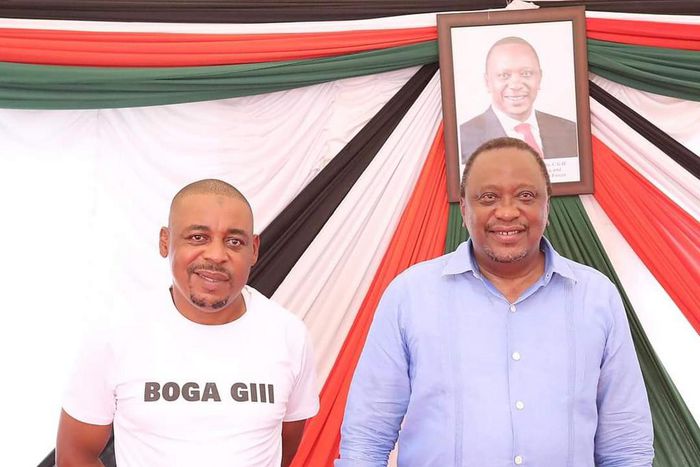 President Uhuru Kenyatta meets ODM candidate for Msambweni by-election Omar Boga
