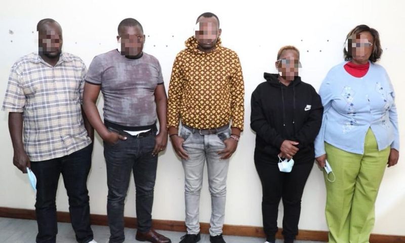 Suspects charged with 12 counts of using the late Amos Ngata Muiruri's details to steal