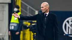 Zinedine Zidane's Real Madrid sit in fourth place in La Liga, seven points behind Real Sociedad in top spot