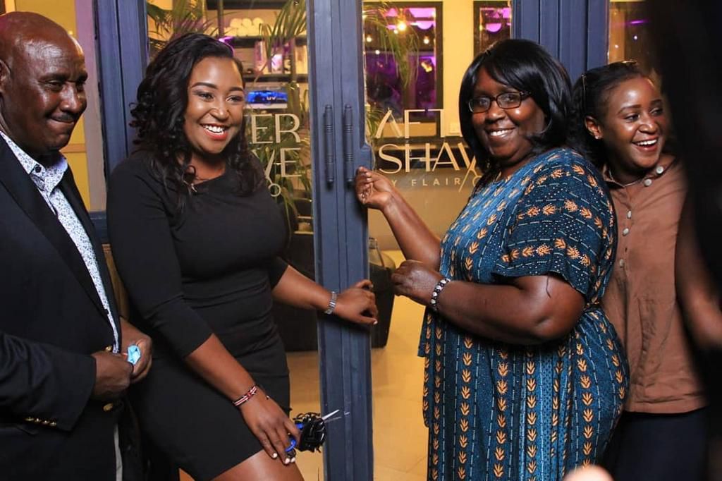How the launch of Betty Kyallo’s high-end barbershop went down (Photos)