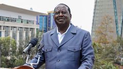 Former Prime Minister Raila Odinga