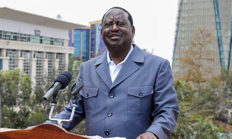 Former Prime Minister Raila Odinga