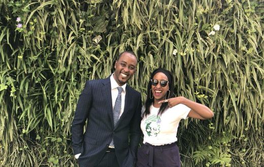 Netizens react as ex-Citizen TV news anchors Janet Mbugua and Hussein Mohamed reunite