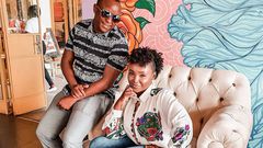 Kate Actress with hubby Phillip Karanja