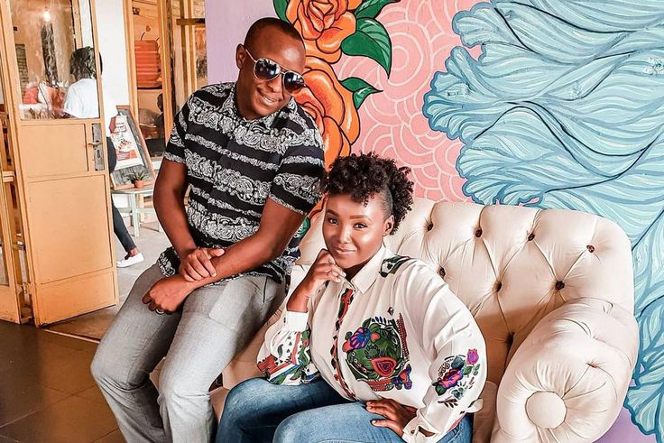 Kate Actress with hubby Phillip Karanja