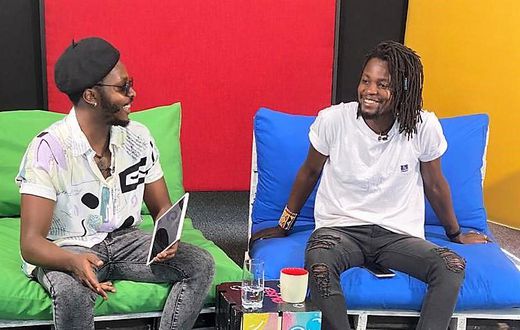Singer Ayrosh at Pusle Live Kenya Studios