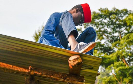 Kimilili MP Didmus Barasa during a recent construction project in his constituency
