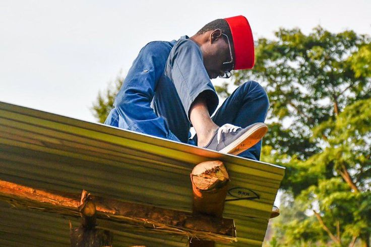 Kimilili MP Didmus Barasa during a recent construction project in his constituency