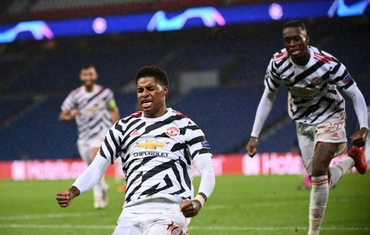 Marcus Rashford again scored the crucial goal as Manchester United beat Paris Saint-Germain in the Champions League