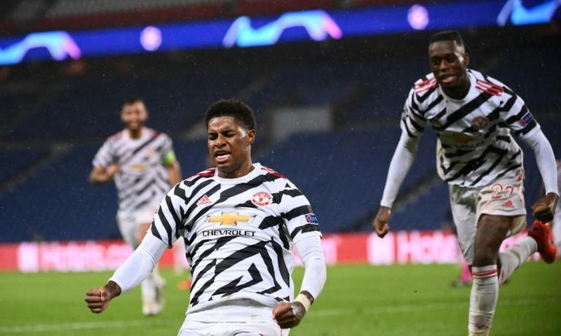 Marcus Rashford again scored the crucial goal as Manchester United beat Paris Saint-Germain in the Champions League