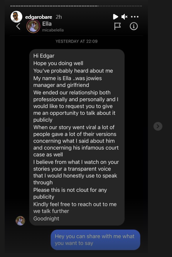 Ella's confession on breakup with Joe Jowie