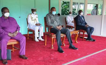 File image of President Uhuru Kenyatta with Francis Atwoli at a recent event