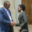 President Uhuru Kenyatta with Bahati