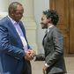 President Uhuru Kenyatta with Bahati