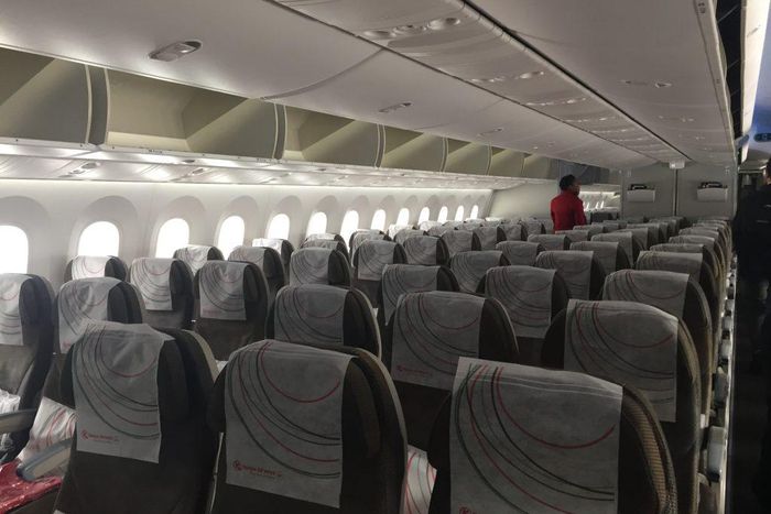 Kenya Airways economy class seats